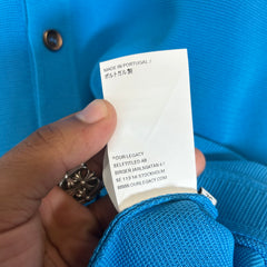 Our Legacy Blue Evening Polo Cardigan Size 52
