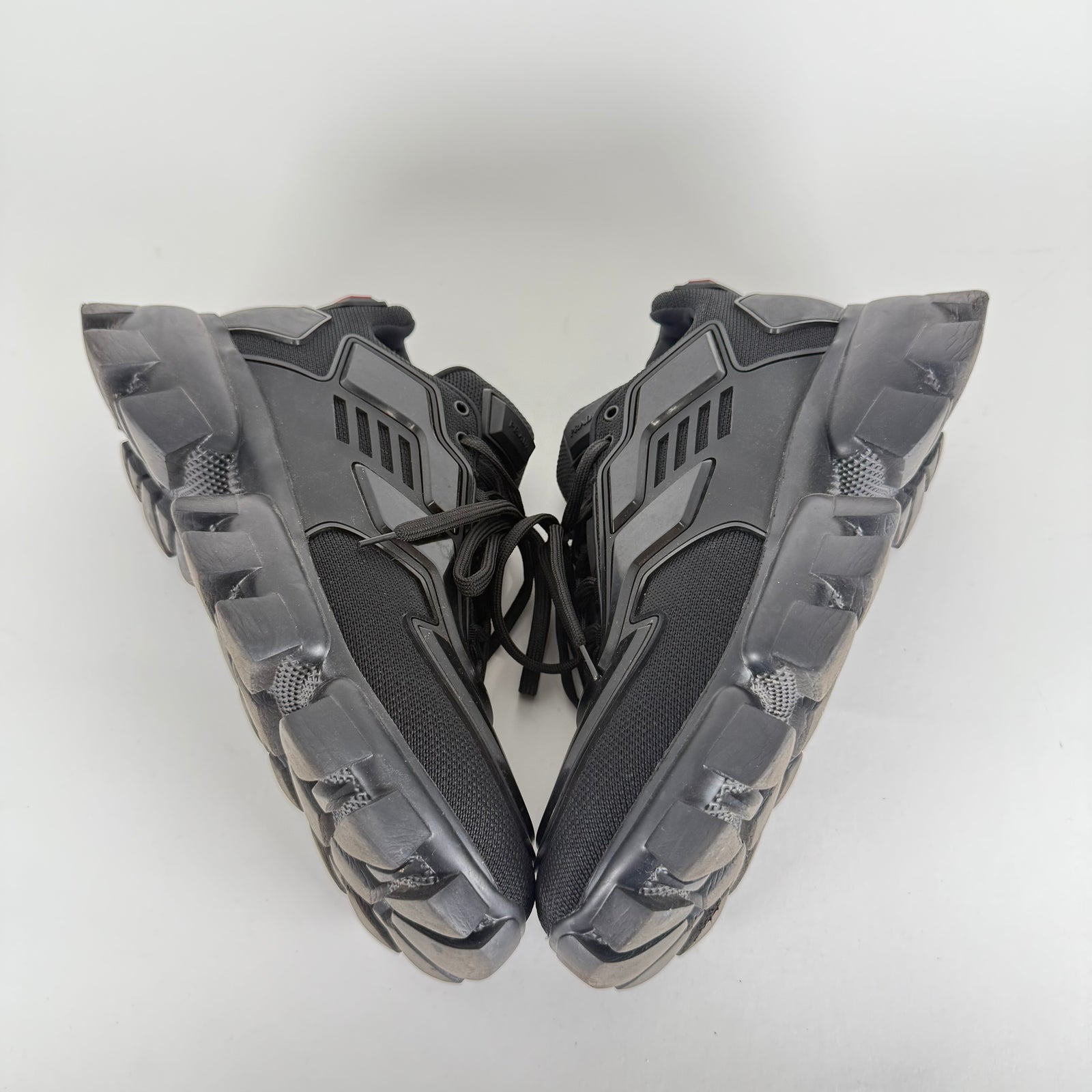 Prada Triple Black Cloudbust Thunder Sneaker Size 8.5
