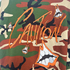 Chrome Hearts Camo Matty Boy Caution Crewneck Size M
