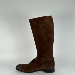 Prada Suede Tall Riding Boot Size 12
