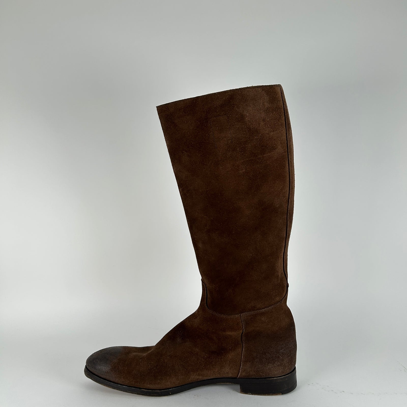Prada Suede Tall Riding Boot Size 12