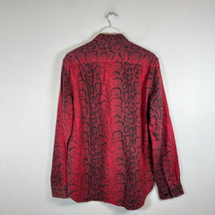 Supreme Red Python Flannel Size L