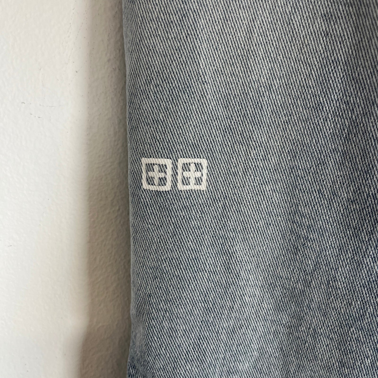 Ksubi Lightwash Distressed Jeans Size 34