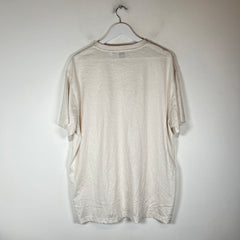 Burberry White Tonal Logo T-Shirt Size L