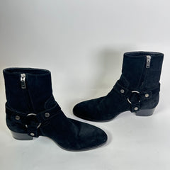 Saint Laurent Paris Suede Wyatt Boots