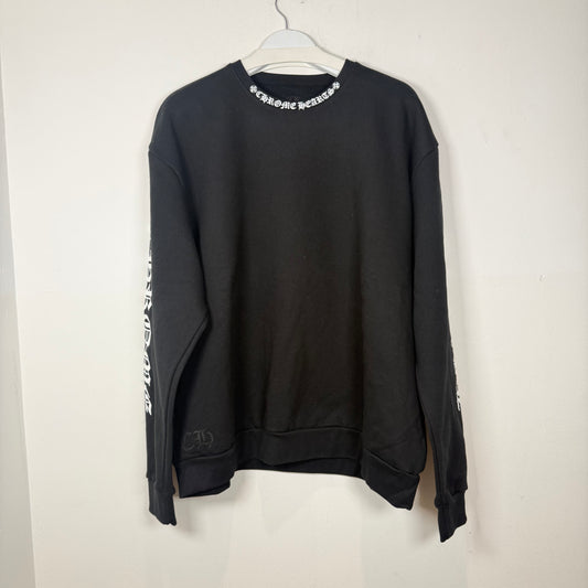 Chrome Hearts Script Crewneck Size L