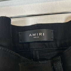 Amiri Black Crystal Jeans Size 31