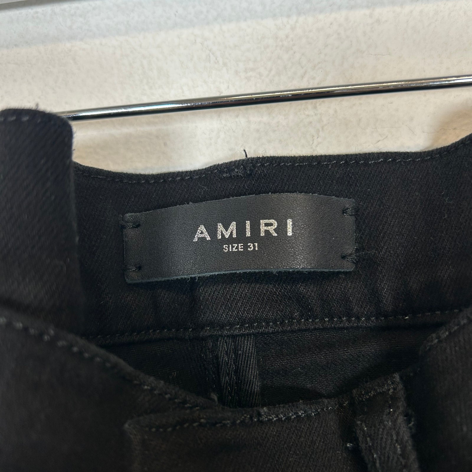 Amiri Black Crystal Jeans Size 31