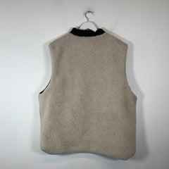 Supreme Navy Sherpa Reversible Vest Size XL