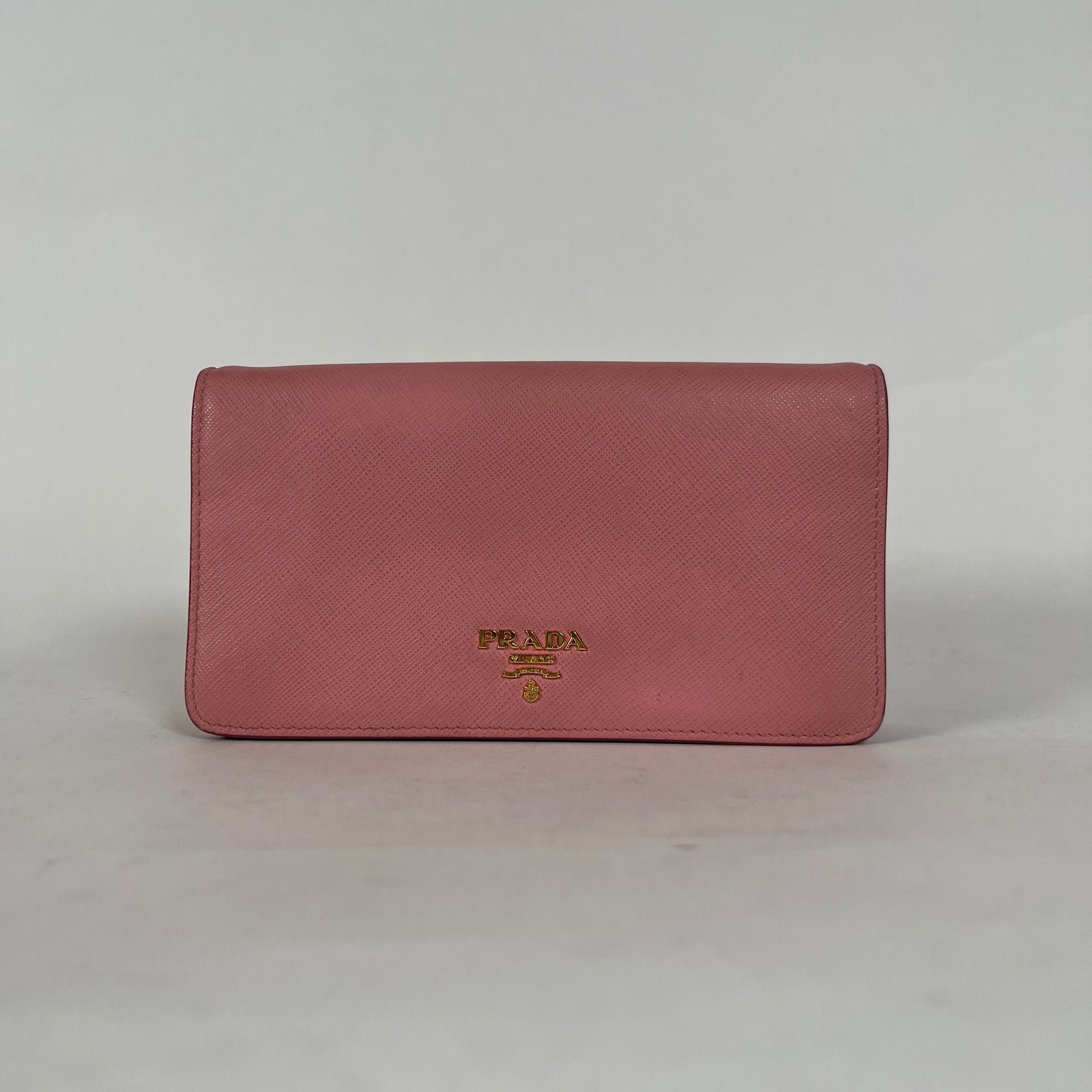 Prada Vitello Saffiano Neutral Pink