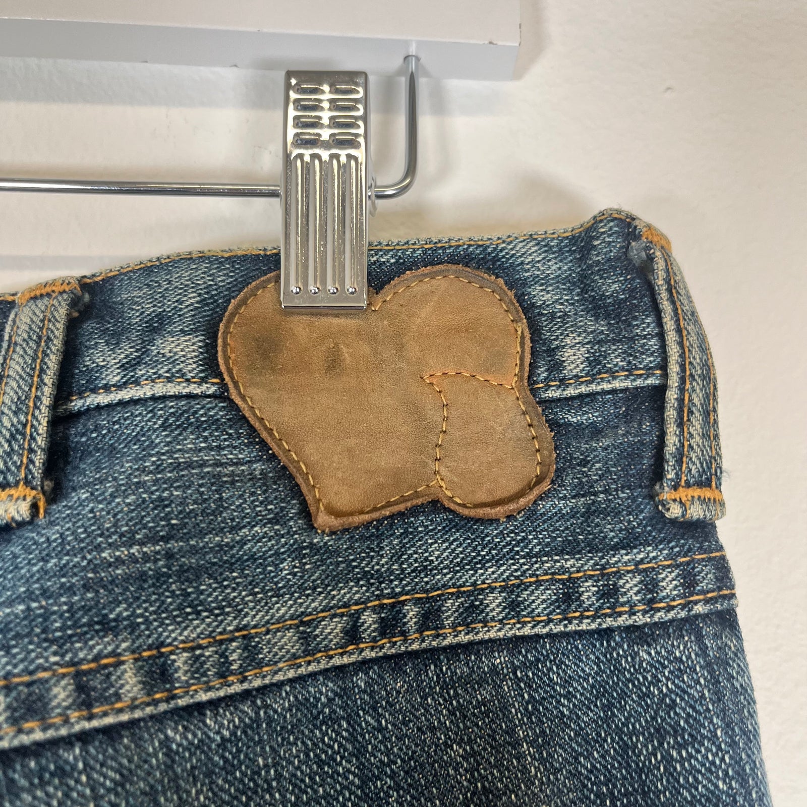 Number (N)ine Kurt Cobain Denim Patch Jeans Size 4