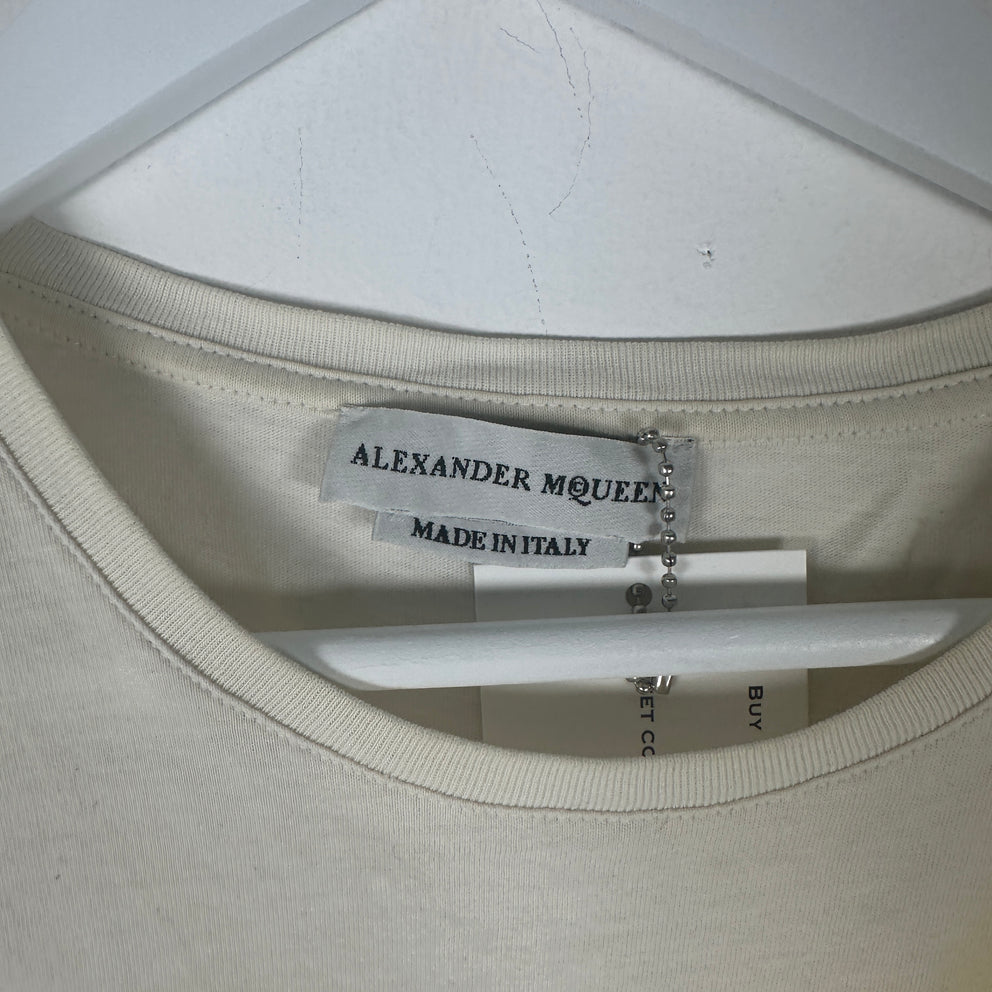 Alexander McQueen Hummingbird Skull T-Shirt Size S