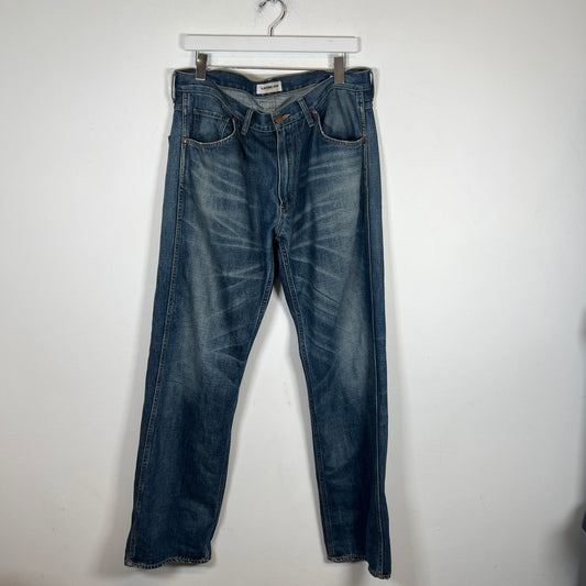 A Bathing Ape Back Logo Embroidered Jeans Size L