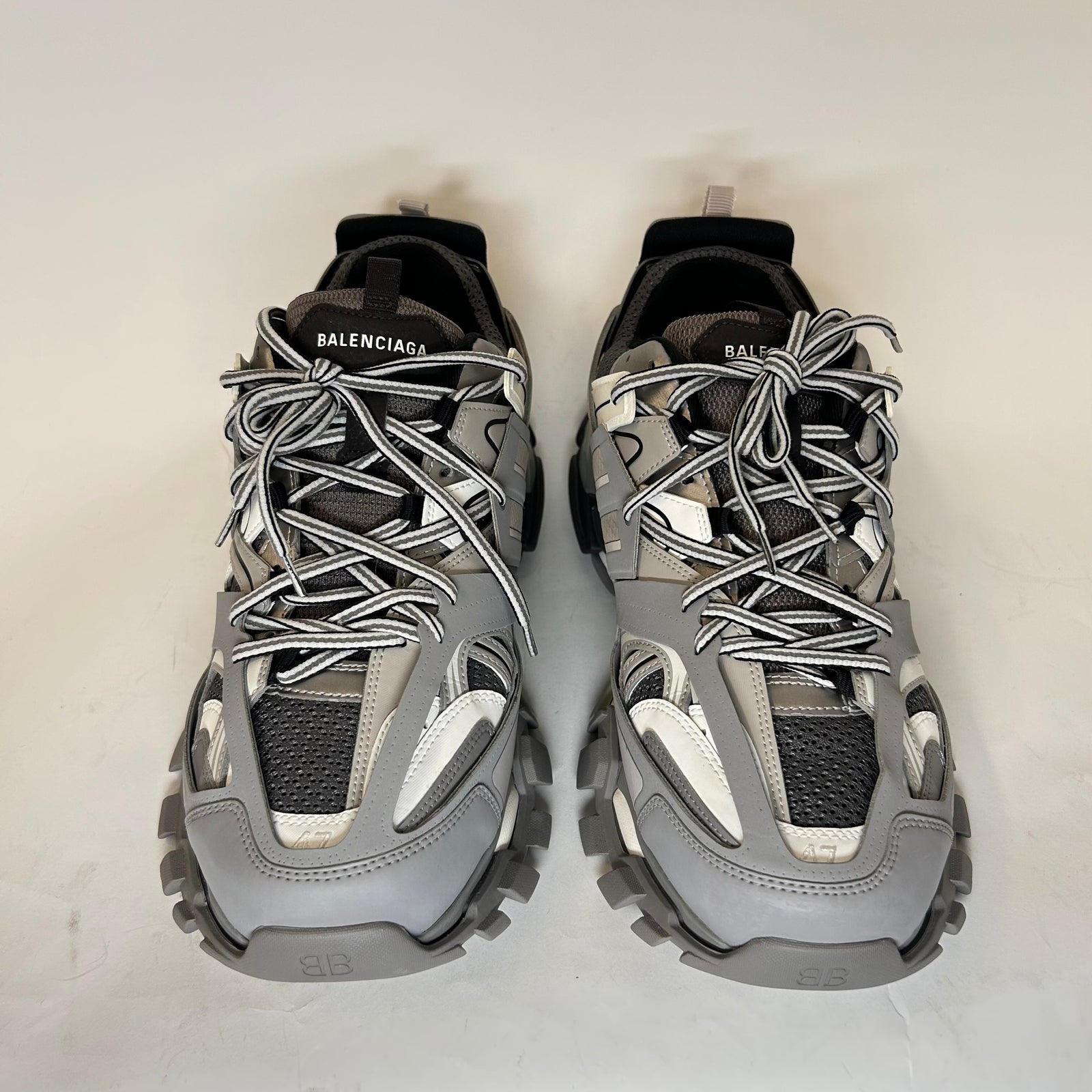 Balenciaga Grey/White Track Sneaker Size 47