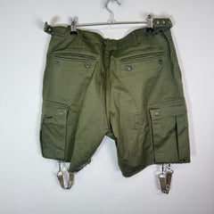Celine Olive Green Cargo Shorts