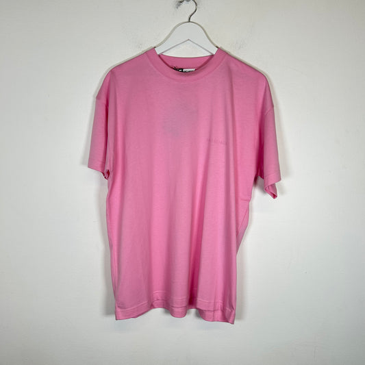 Balenciaga Pink Logo T-shirt Size L