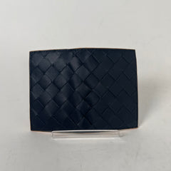 Bottega Veneta Navy/Orange Bi-Fold Wallet