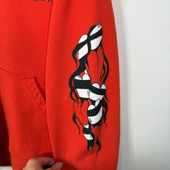 Chrome Hearts x Matty Boy Red Spark Graphic Hoodie Size L