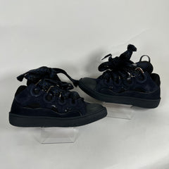 Lanvin Navy Curb Sneakers Sz 40