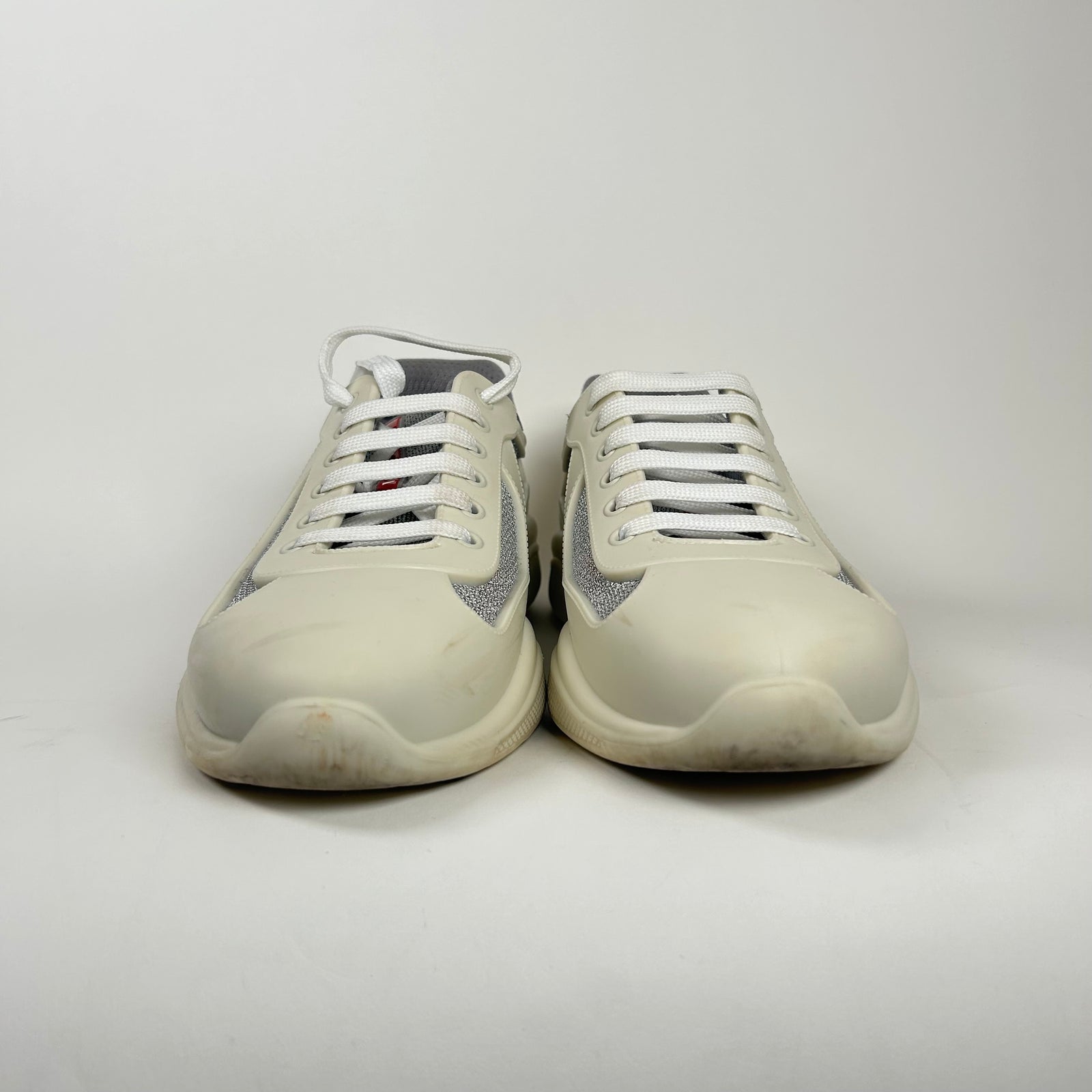 Prada Beige Rubber America Cups Size 42