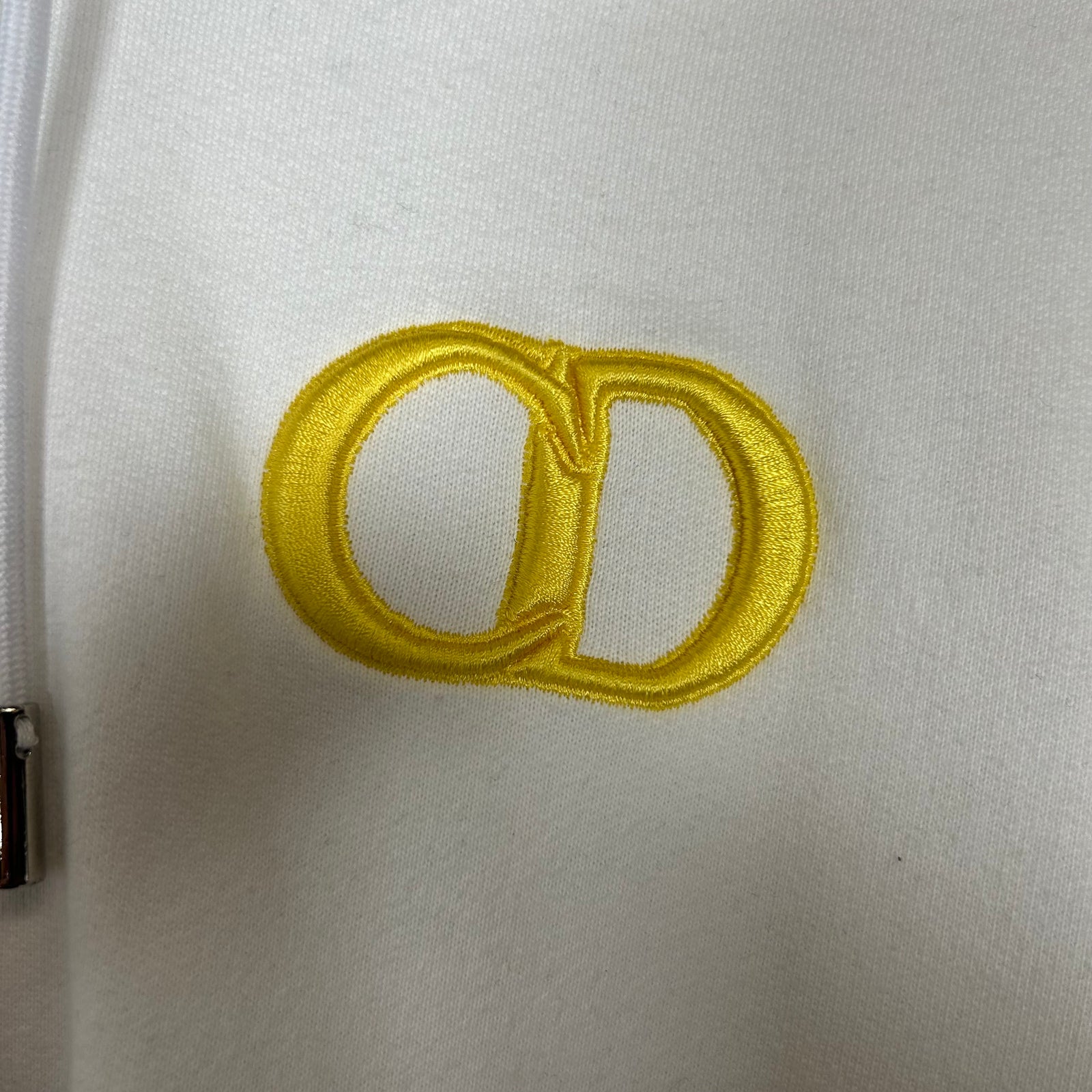 Dior White CD Icon Hoodie Size L