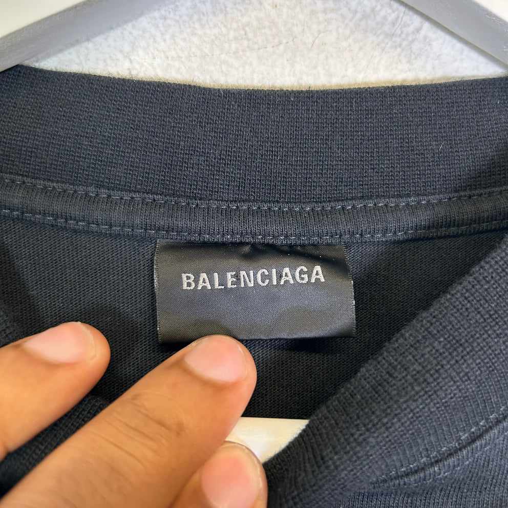 Balenciaga Hand Drawn Logo T-Shirt