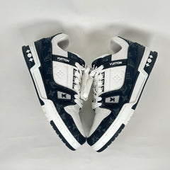 Louis Vuitton Black Monogram Denim Trainer Size LV 9