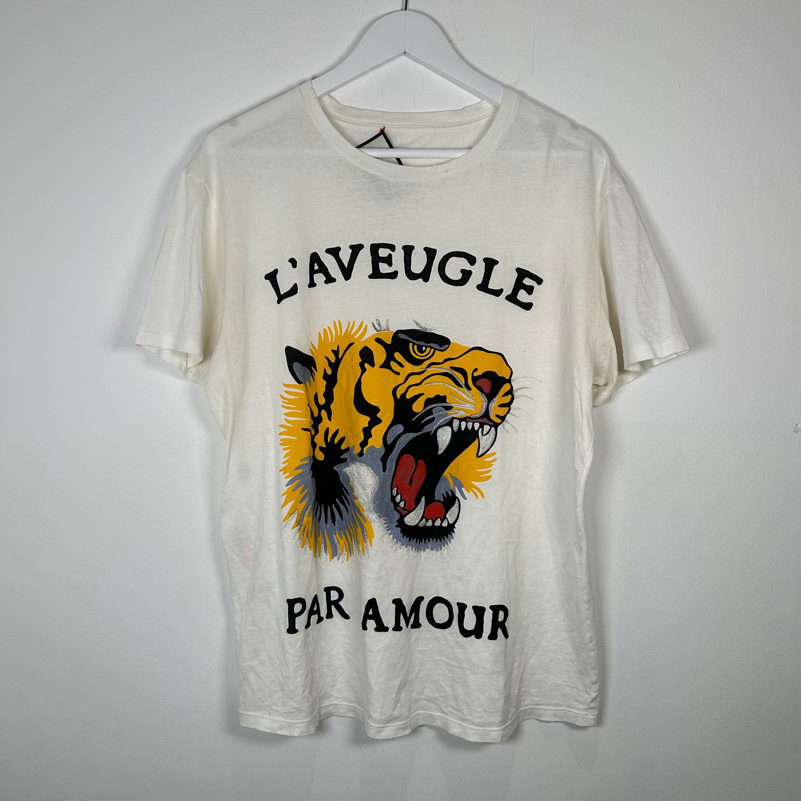 Gucci 'L'Aveugle Par Amour' Graphic T-Shirt Size XL