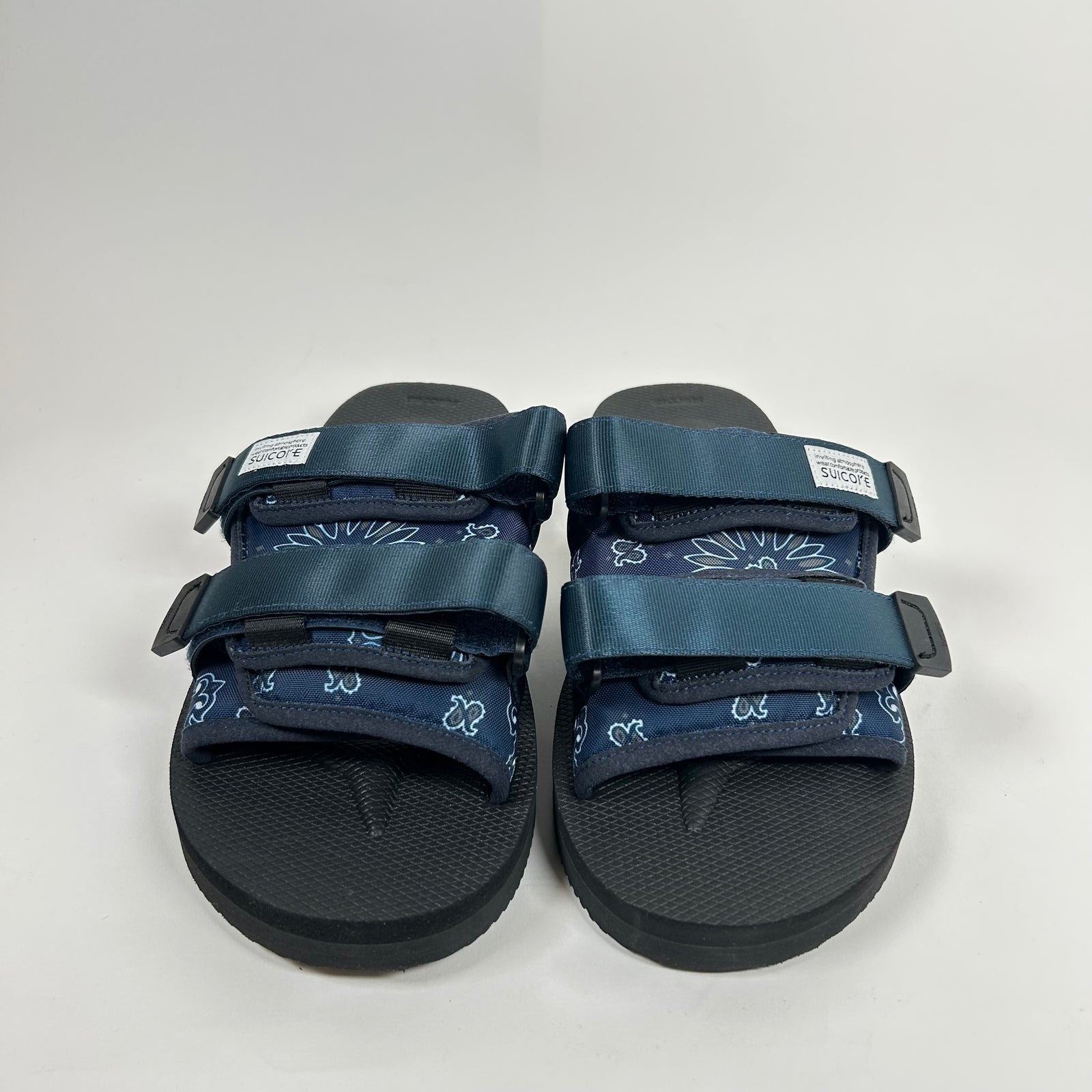 Suicoke Navy Paisley Moto-Cab Sandals Size 11