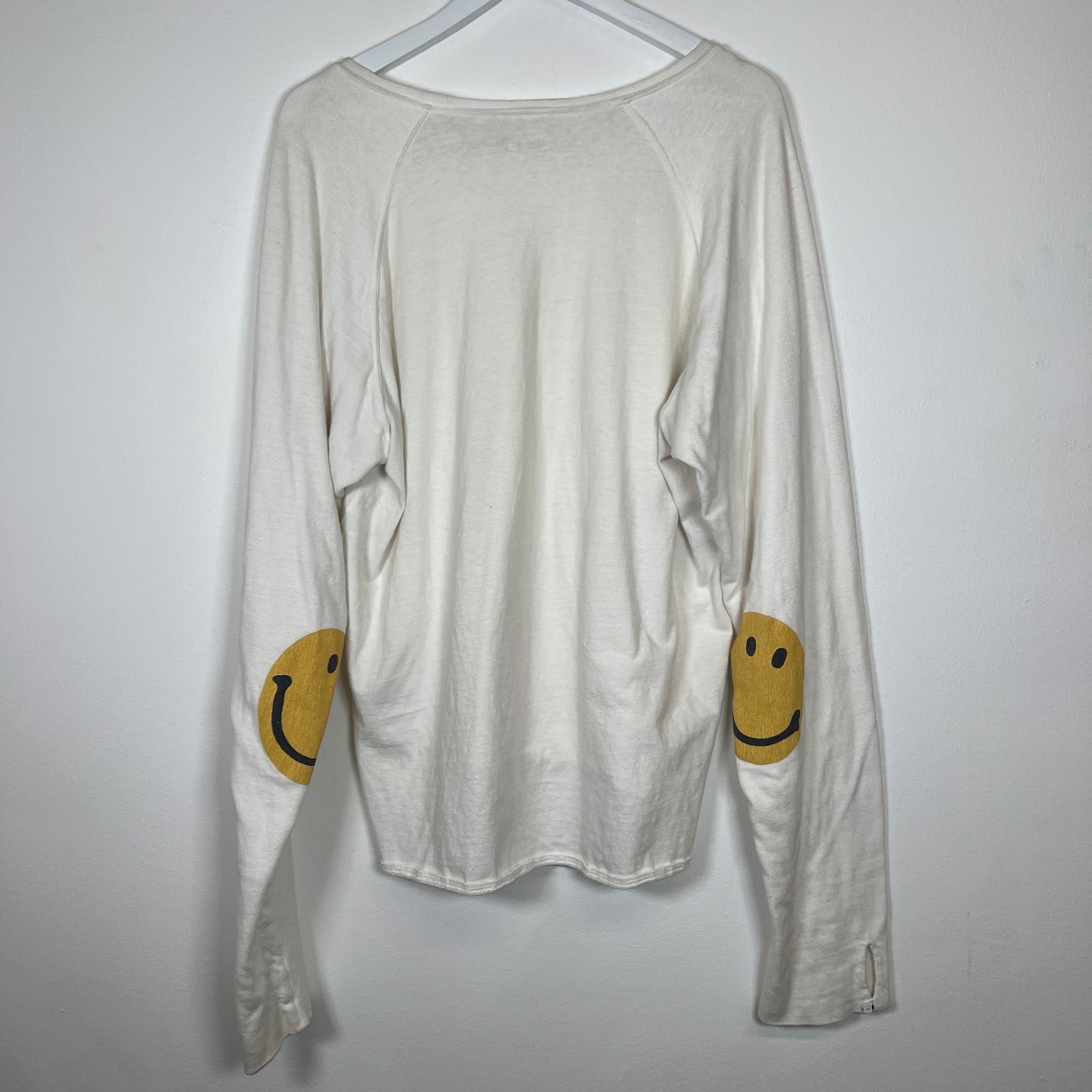 Kapital White Smiley LS Tee Sz 4