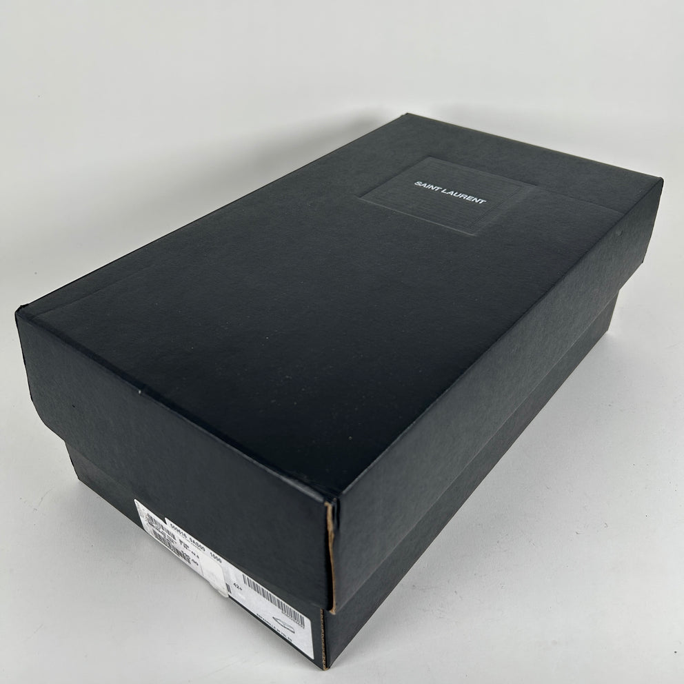 Saint Laurent 'YSL' Stitched Logo Espadrilles