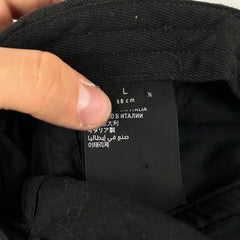 Balenciaga Black Logo Cap Size L