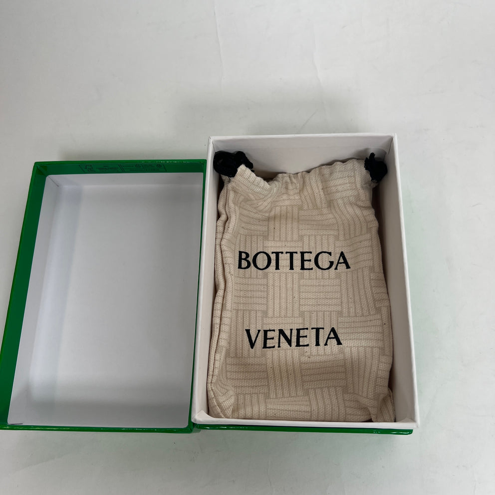 Bottega Veneta Navy/Orange Bi-Fold Wallet