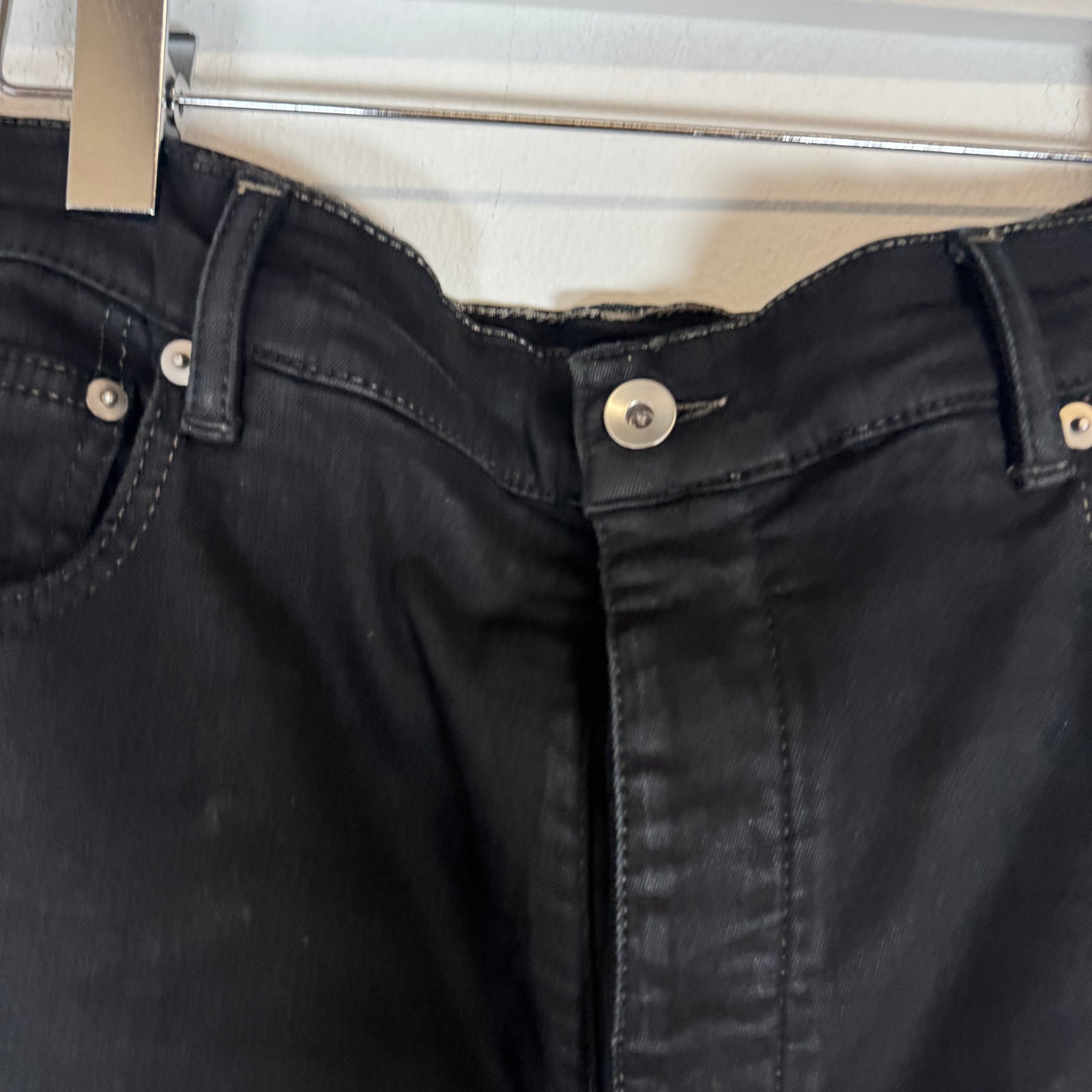 Rick Owens Black Bolan Banana Cut Jeans Size 36