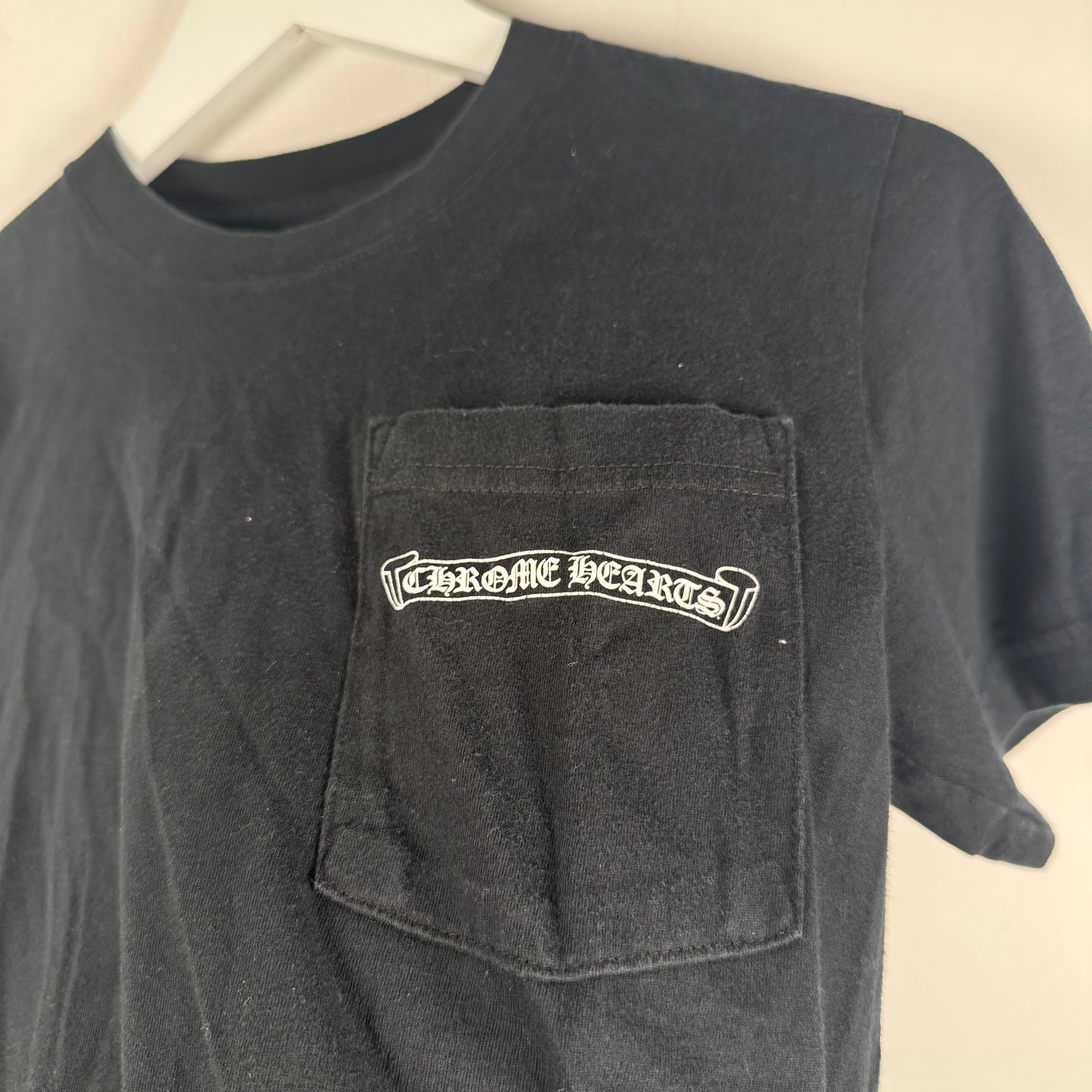 Chrome Triple Black Crosses Graphic T-Shirt Size XS