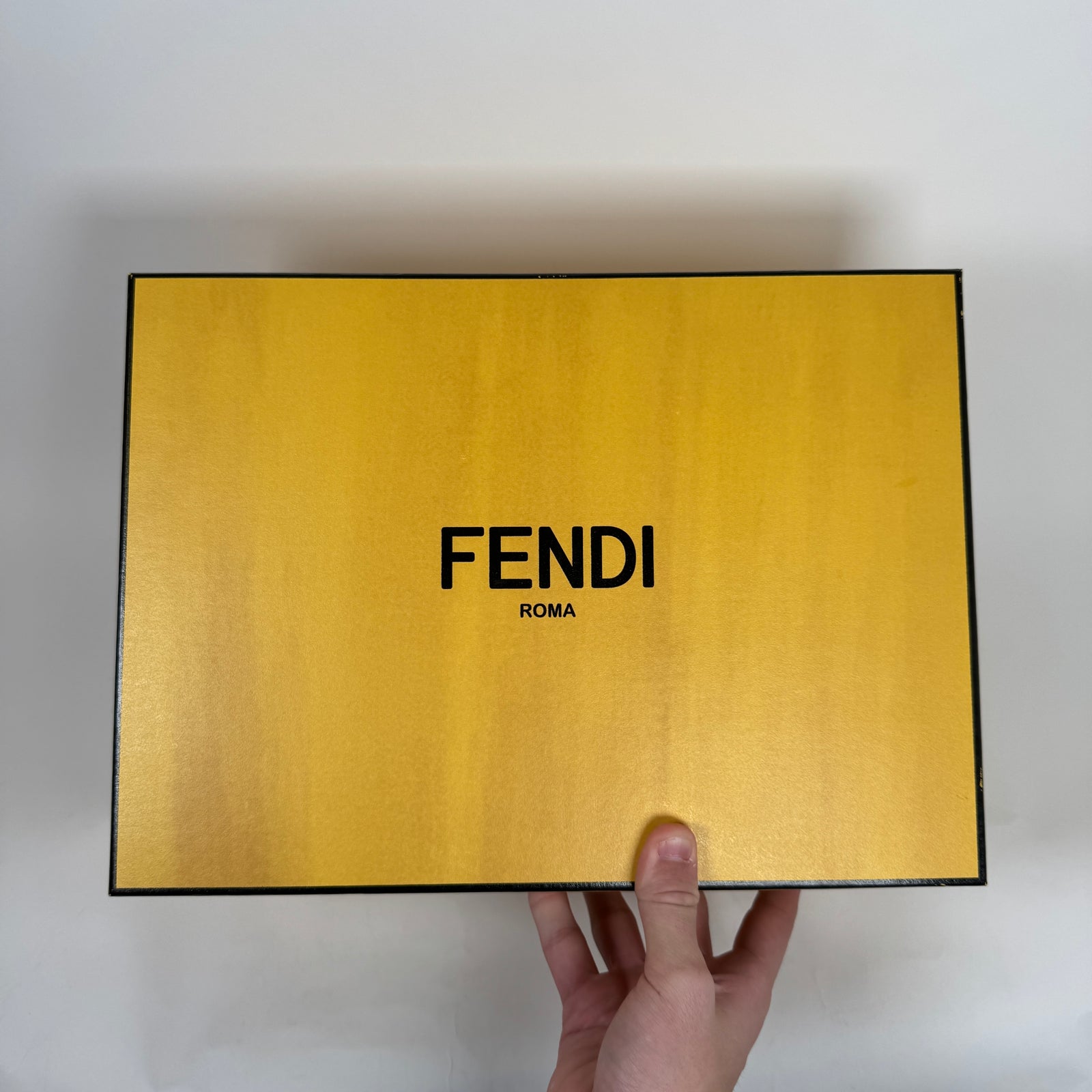 Fendi Black Leather O'Lock Loafers Size 6