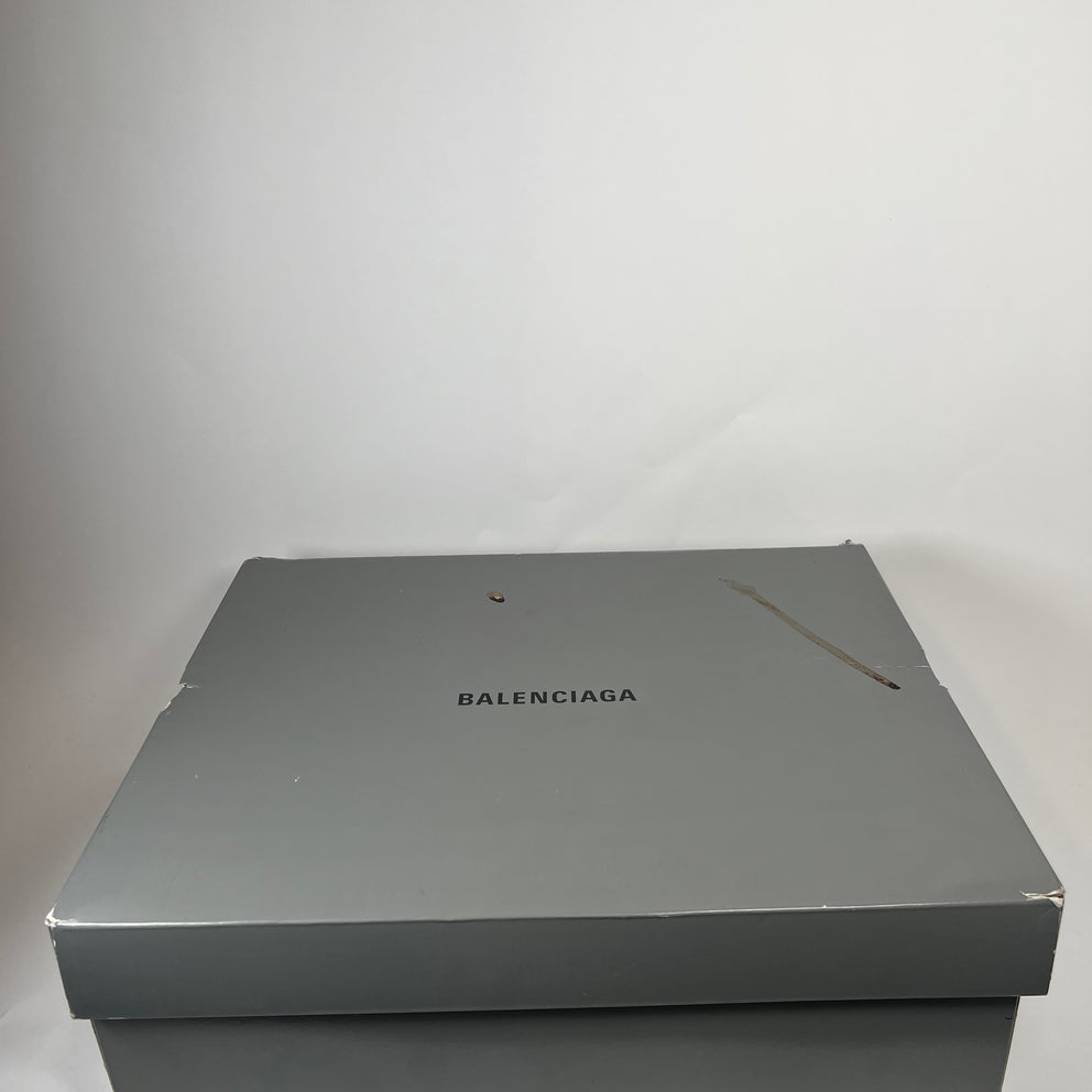 Balenciaga White/Black Hike High-Top Track Sneaker Size 43