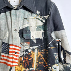 Raf Simons x Calvin Klein Jeans FW19 Moon Landing Denim Jacket Size L