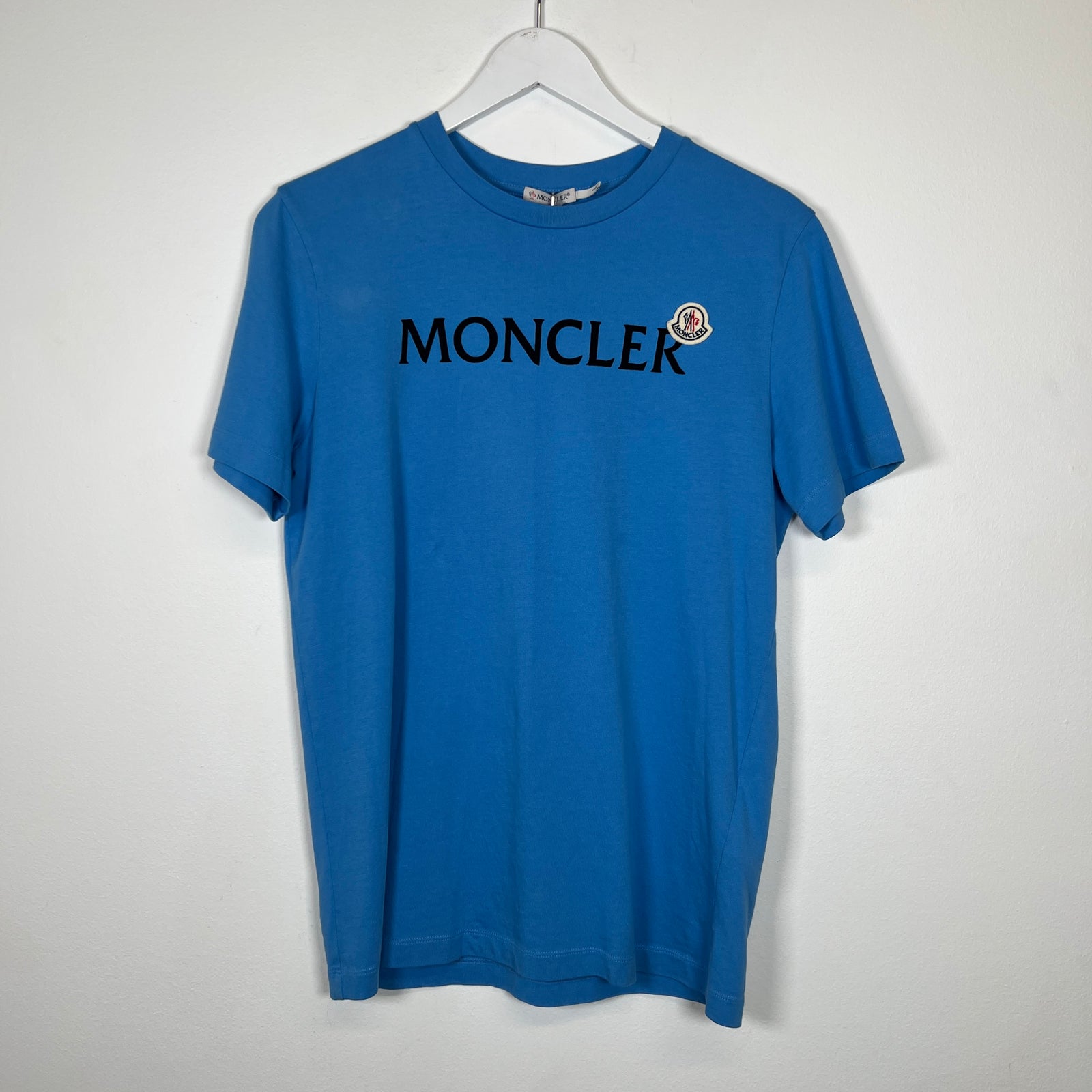 Moncler Light Blue Logo Tee