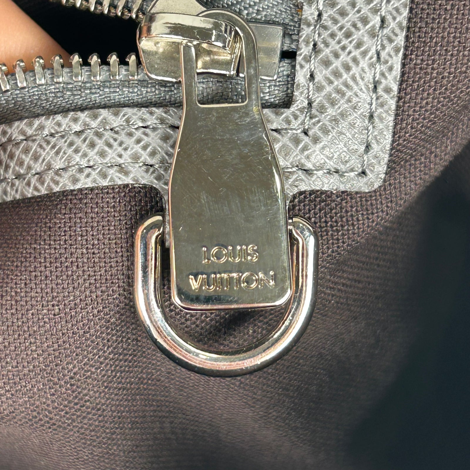 Louis Vuitton Grey Messenger Bag