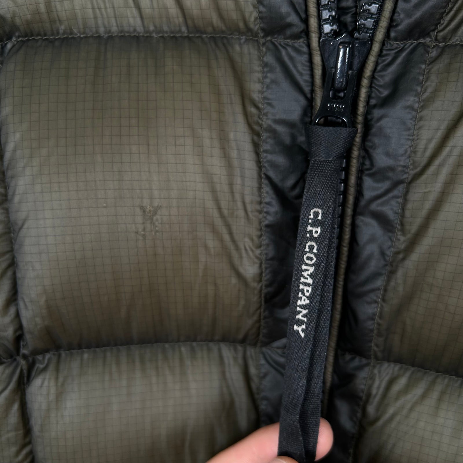 CP Company Olive Shell Down Jacket Size M