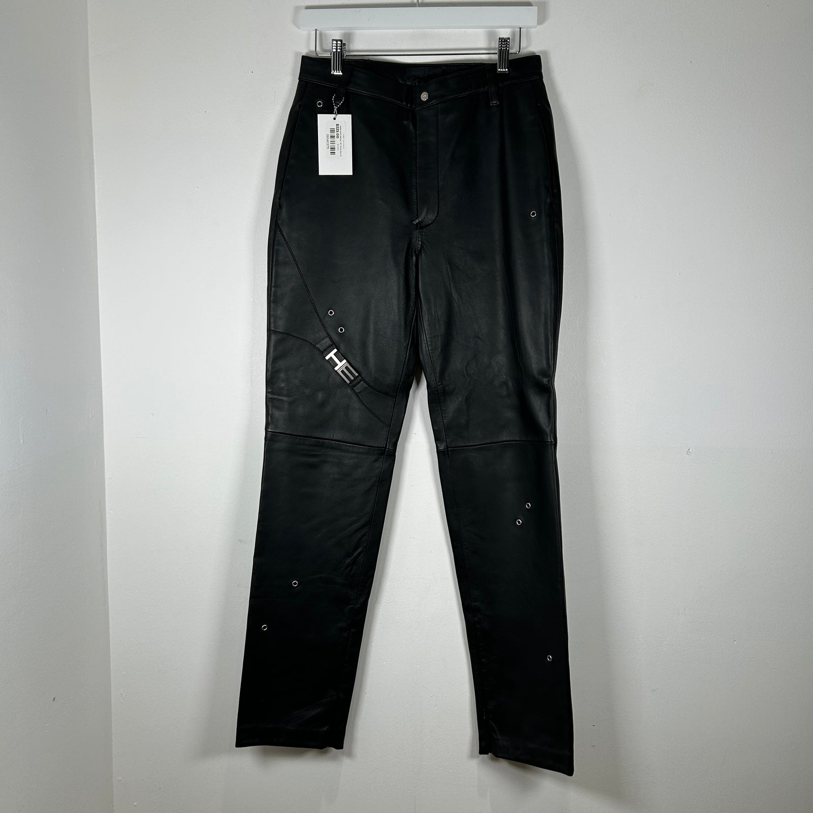 Heliot Emil Leather 'HE' Pants Size 28