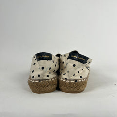 Saint Laurent Polka Dot Espadrilles Size 37.5