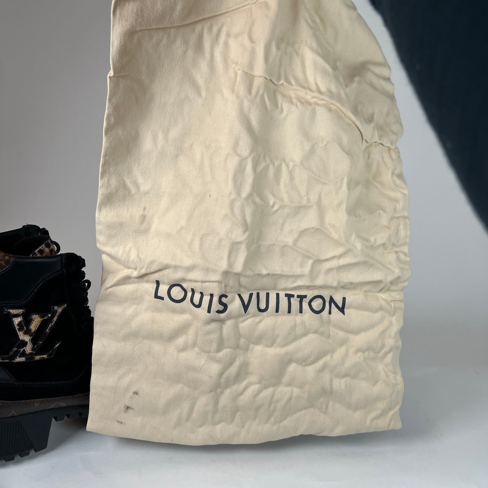 Louis Vuitton Monogram Jungle Platform Desert Boots Size 37