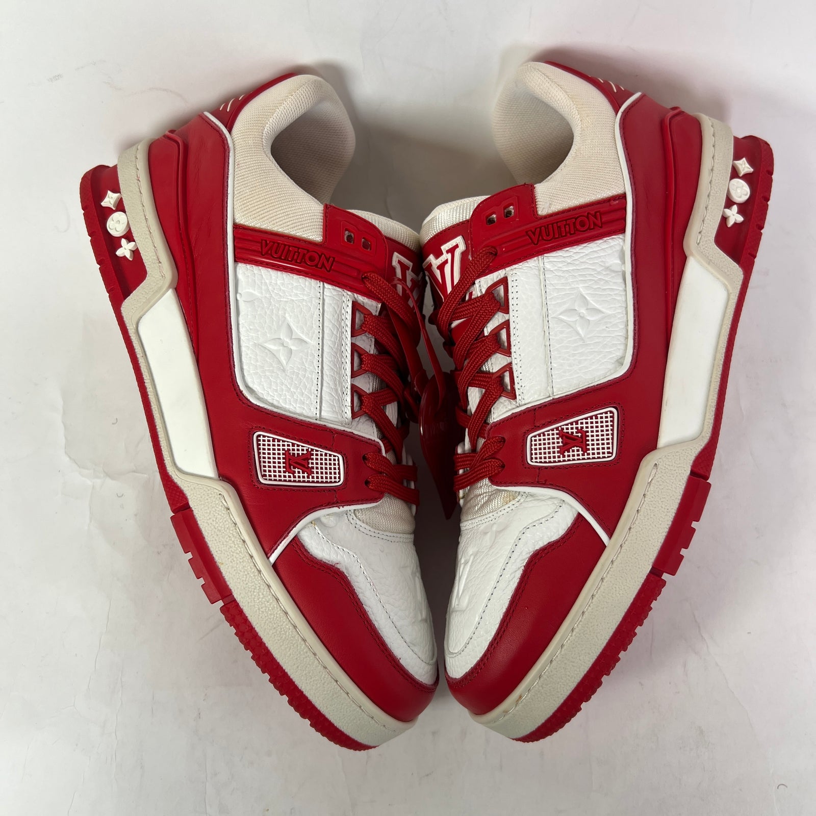 Louis Vuitton Red Monogram LV Trainer