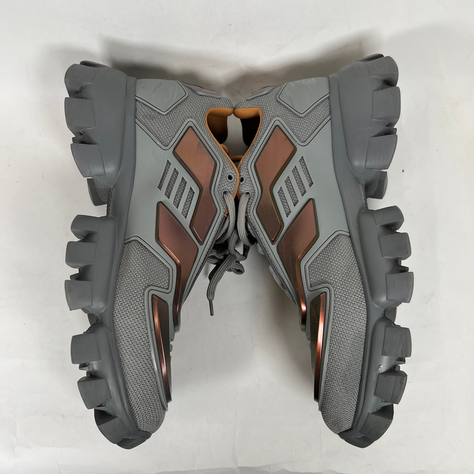 Prada Grey/Bronze Cloudbust Thunder Sneaker Size 9.5