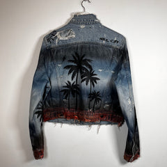 Amiri Beach Jean Jacket Size XS