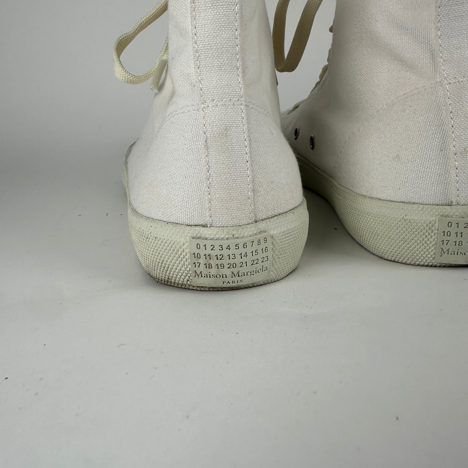 Maison Margiela White Tabi High-Tops Size 7