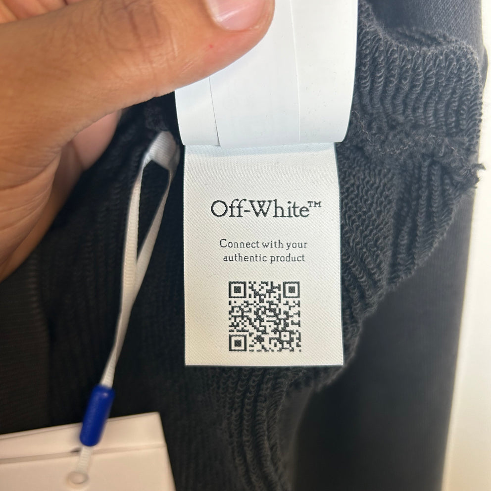 Off-White Grey Super Moon Hoodie Size L