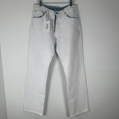Maison Margiela White Painted Jeans Size 32